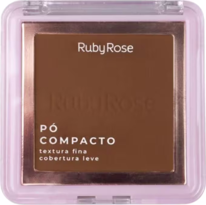 Pó Compacto Facial Ruby Rose Textura Fina PC90, 7,5g.