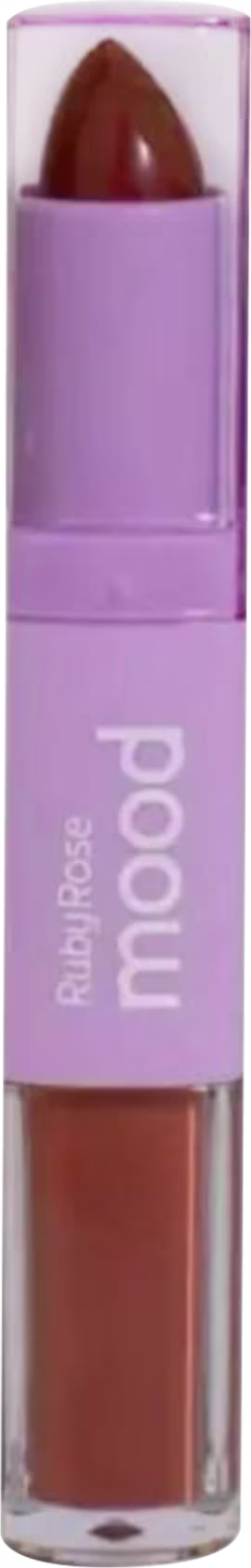 Batom Ruby Rose Mood Duo CM07, 3,2ml + 3,8g.