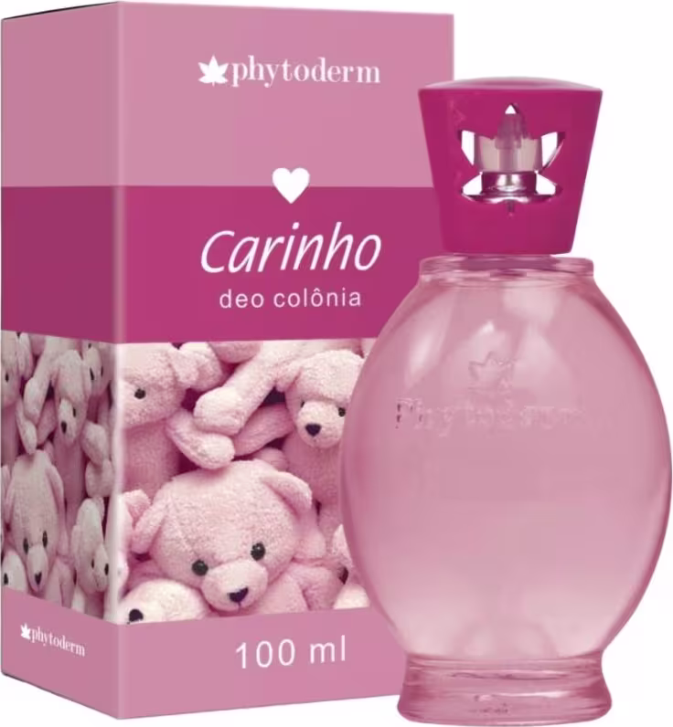 Perfume e caixa.