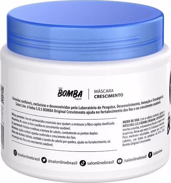Kit Salon Line S.O.S Bomba Basic Care. 3 produtos.