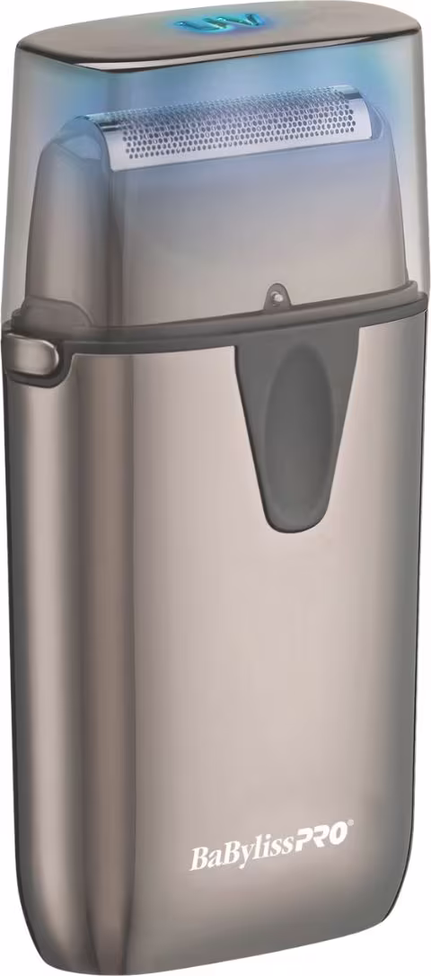 Imagem ilustra o processo de desinfecção UV que acontece pela tampa da máquina.