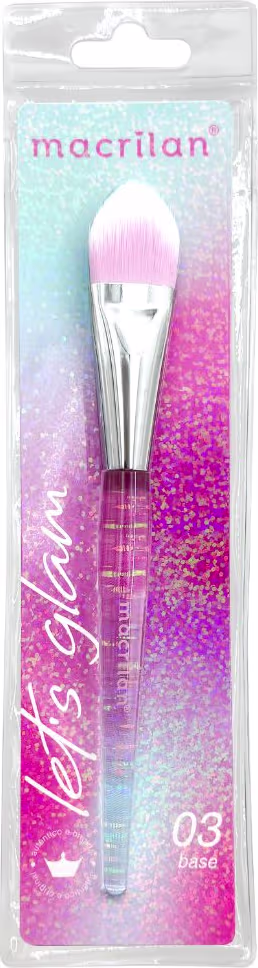 Pincel para Base Macrilan Let's Glam GL03, 1 produto.