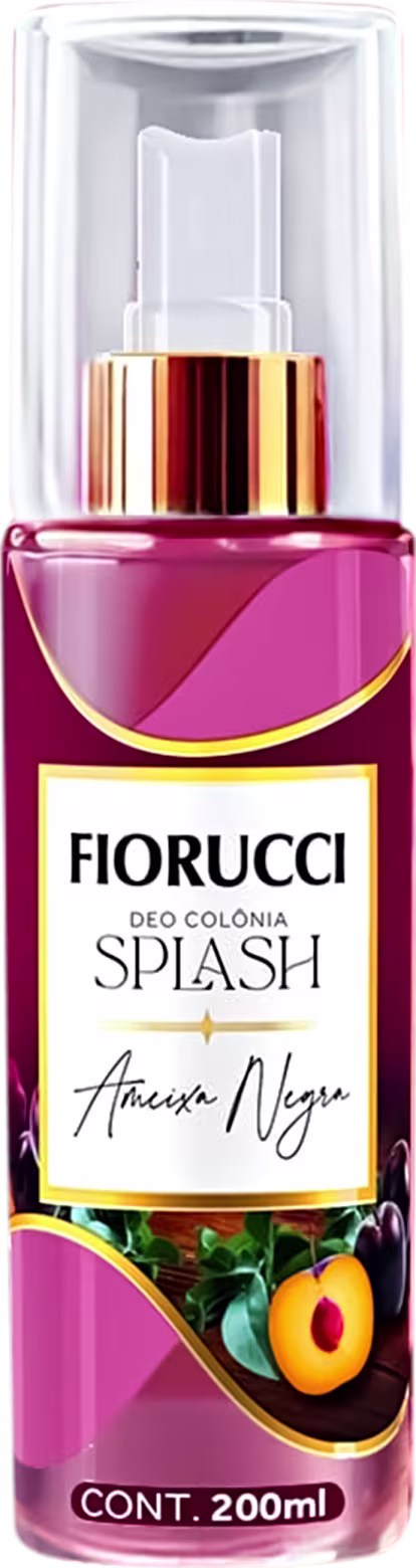 Perfume Feminino Splash Ameixa Negra Fiorucci Deo Colônia, 200ml.