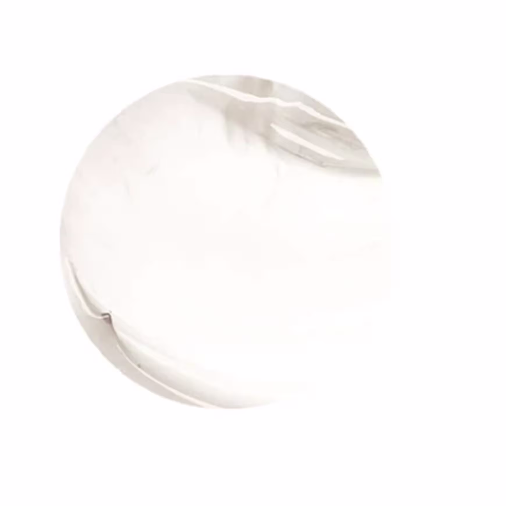 Amostra de cor em formato circular. Tom transparente e textura gelatinosa.