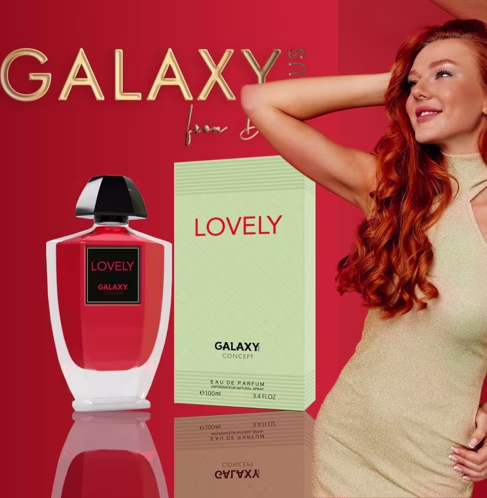 Perfume Importado Feminino Lovely Galaxy Plus Concept Coscentra EDP, 100ml.