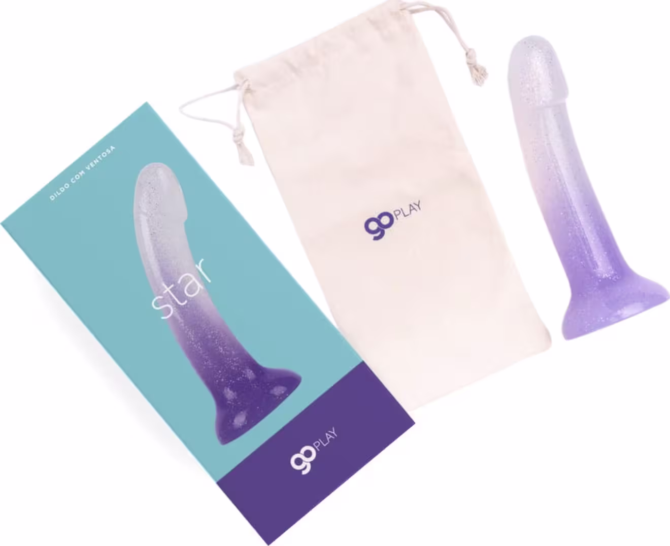 Dildo A Sós Go Play Star Lilás, 1 produto.