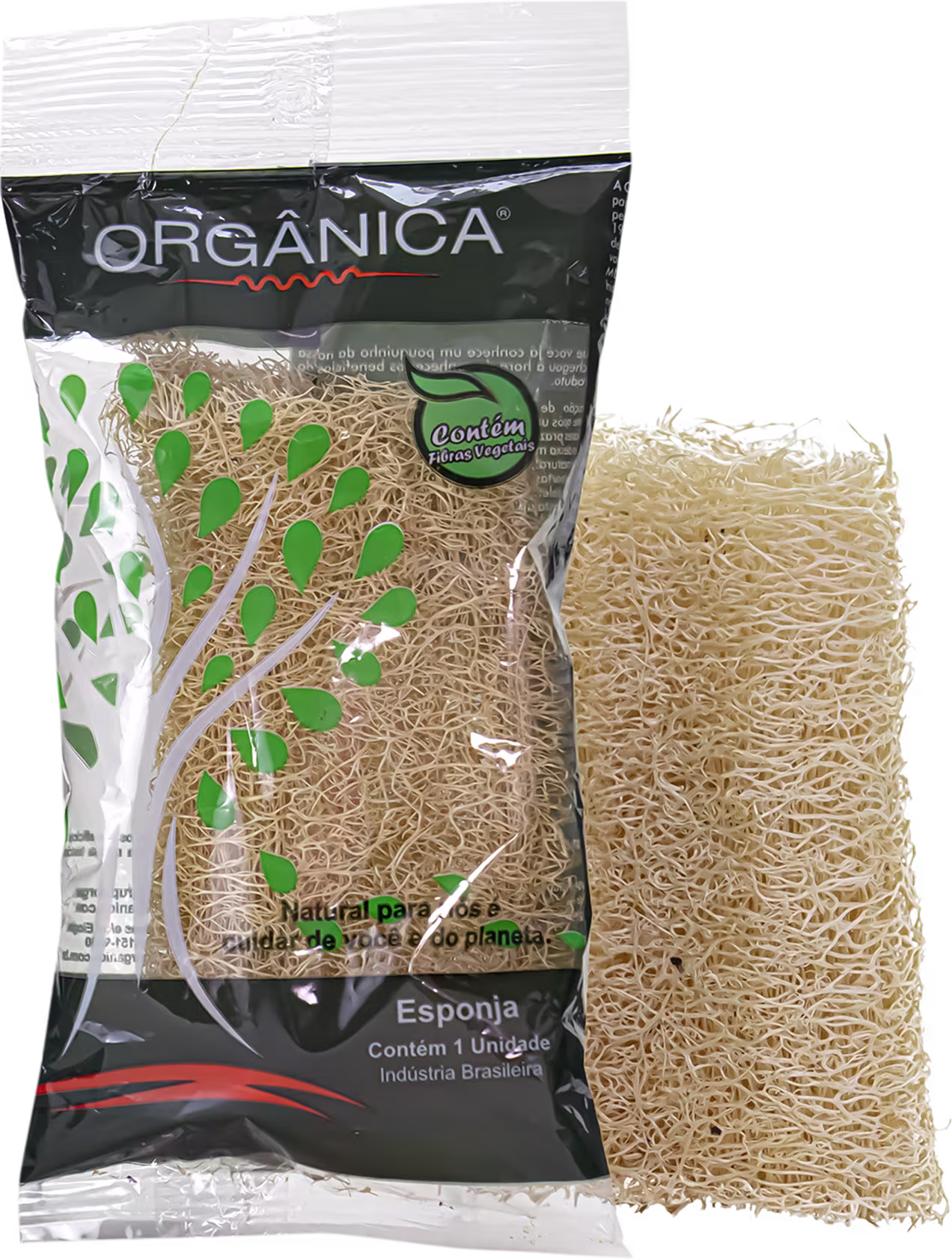 Bucha Esponja Natural em Pedaço da marca Orgânica.