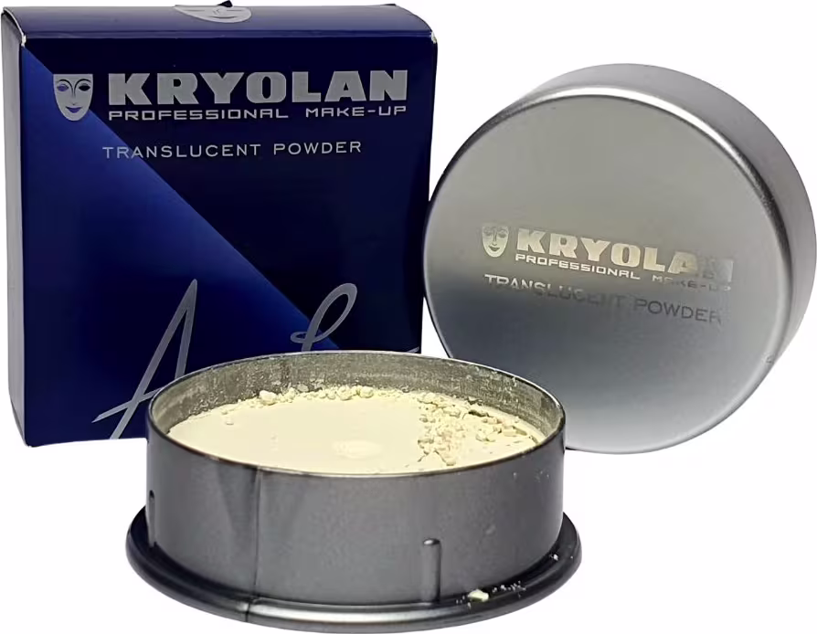Pó Facial Translúcido Solto Kryolan Translucent Powder Cor TL3, 60g.