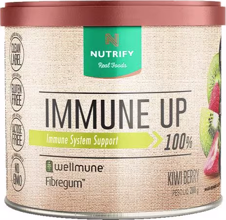 Suplemento Alimentar em Pó Nutrify Immune Up Immune System Support 100% Kiwi Berry 200g.