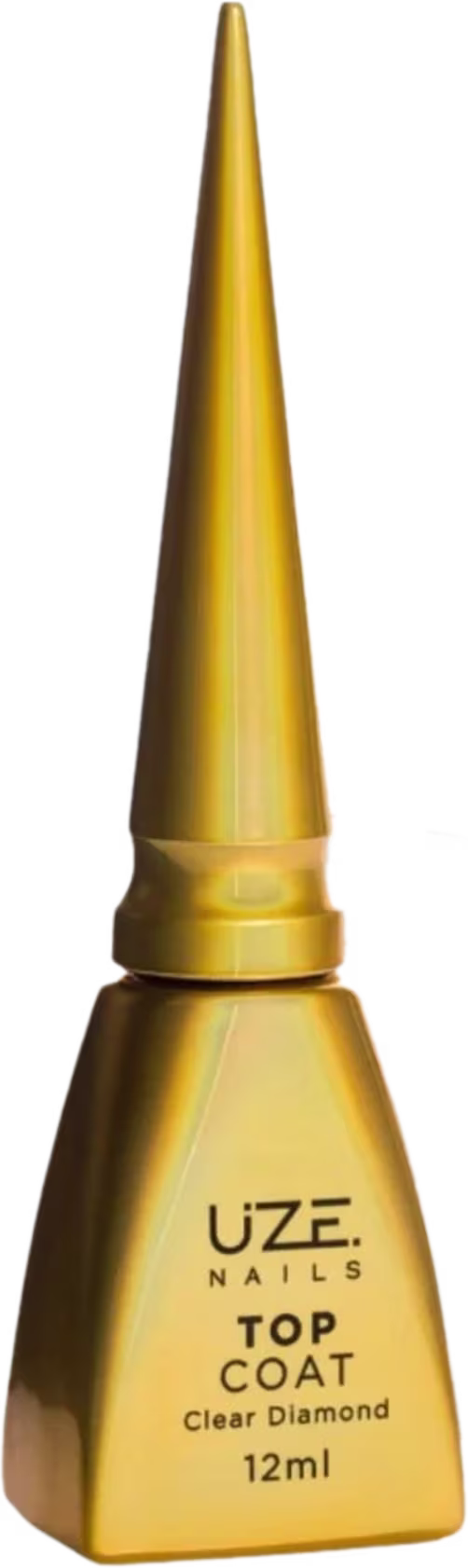 Top Coat Uze Nails Clear Diamond.