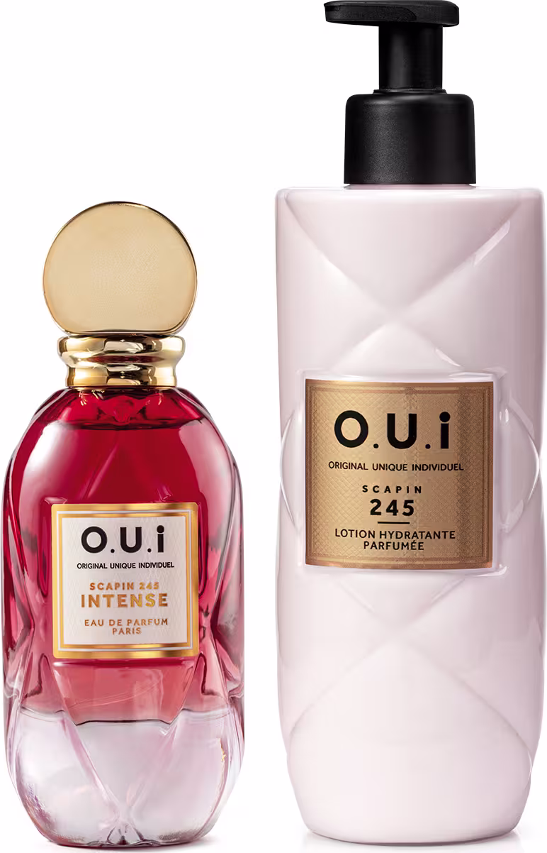 Conjunto Scapin 245 Intense O.U.i com Eau de Parfum 75ml + Loção Hidratante Desodorante Corporal 400ml