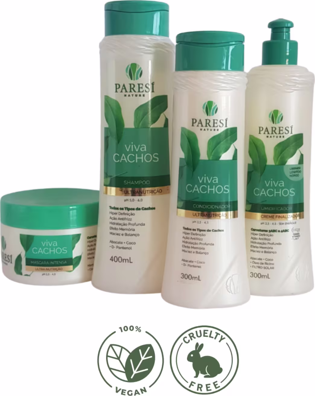 Paresí Nature Viva Cachos Quarteto Intenso, 4 produtos.