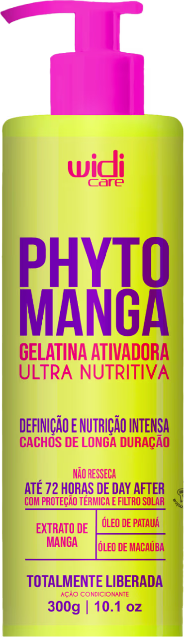 Gelatina Ativadora Capilar Widi Care Phyto Manga Ultra Nutritiva, 300g.