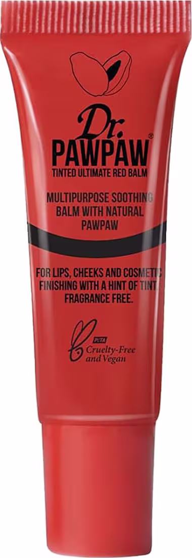Hidratante Labial Dr. Paw Paw Tinted Ultimate Red Balm, 10ml.