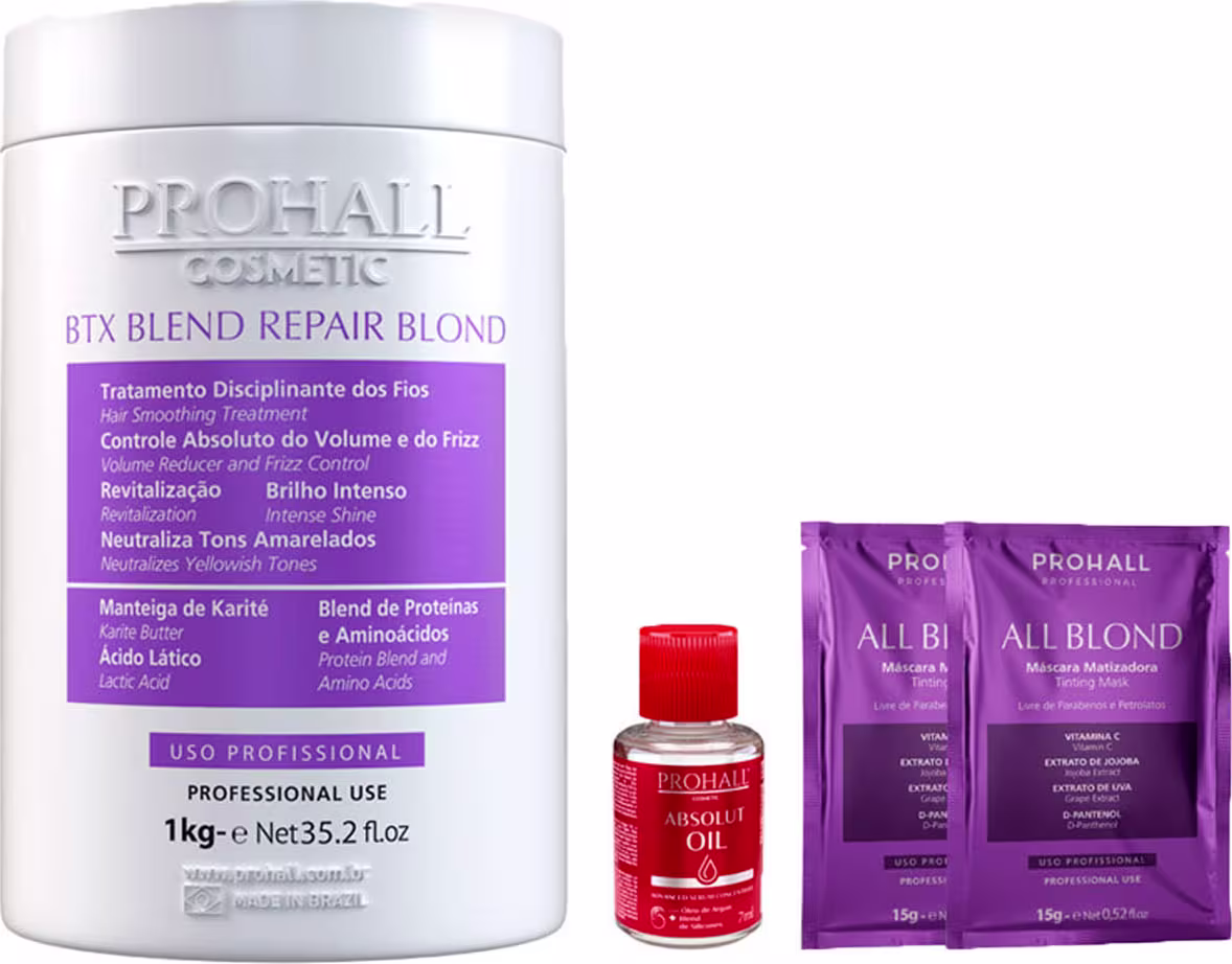 Prohall Cosmetic BTX Blend Repair Blond com brindes