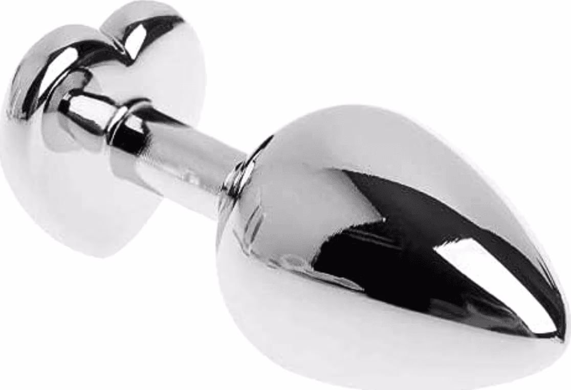 Plug Anal Sexy Import Coração Cristal Joia G Pink, 1 produto.