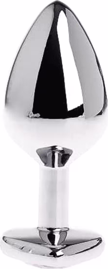 Plug Anal Sexy Import Coração Cristal Joia G Pink, 1 produto.