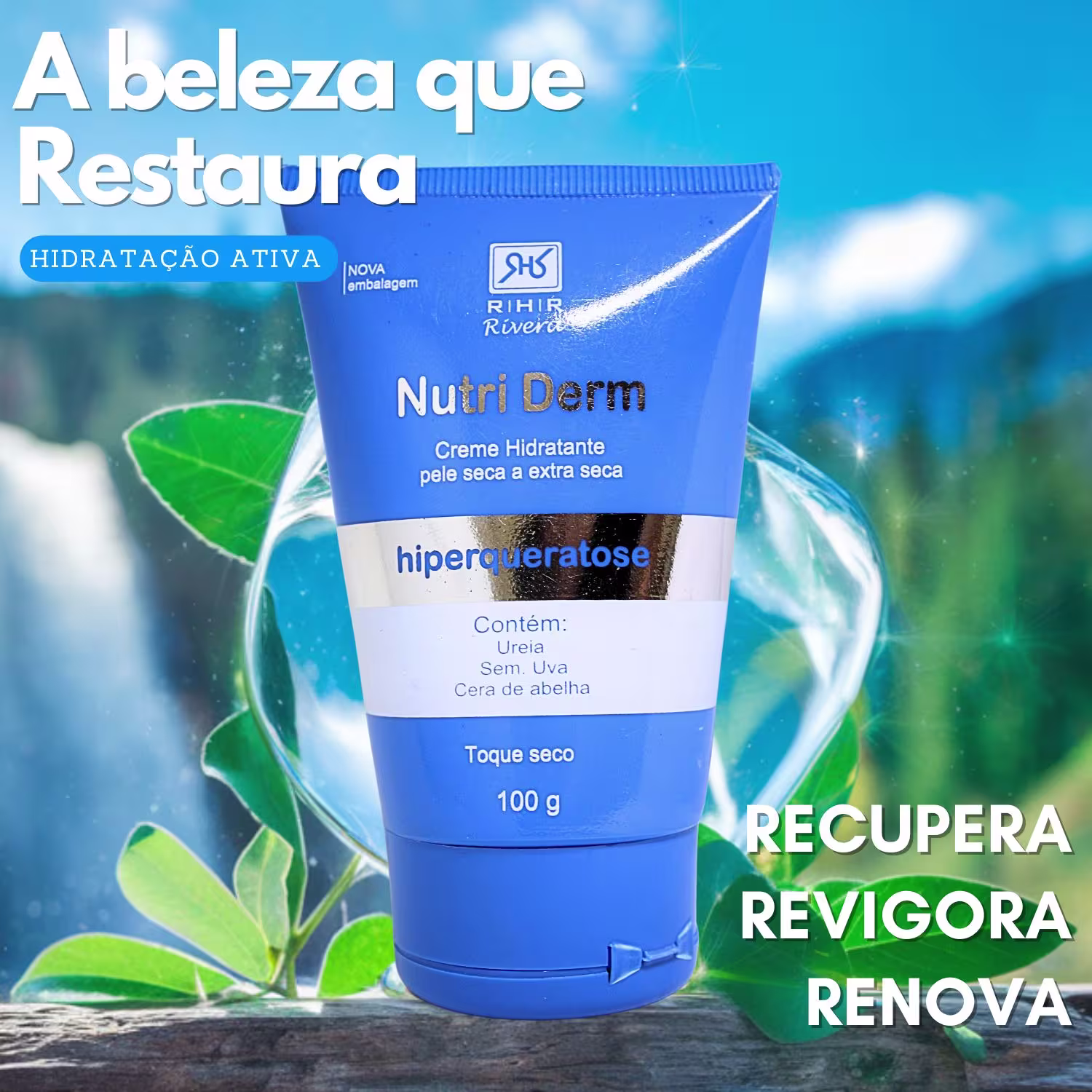 Creme Hidratante RHR Cosméticos Nutri Derm.