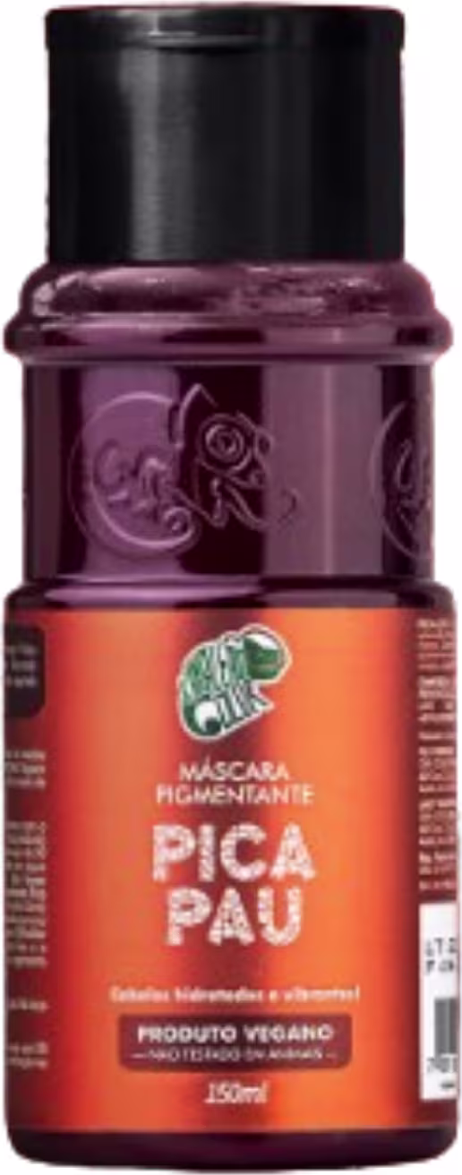 Máscara Capilar Pigmentante Kamaleão Color Pica Pau, 150ml.