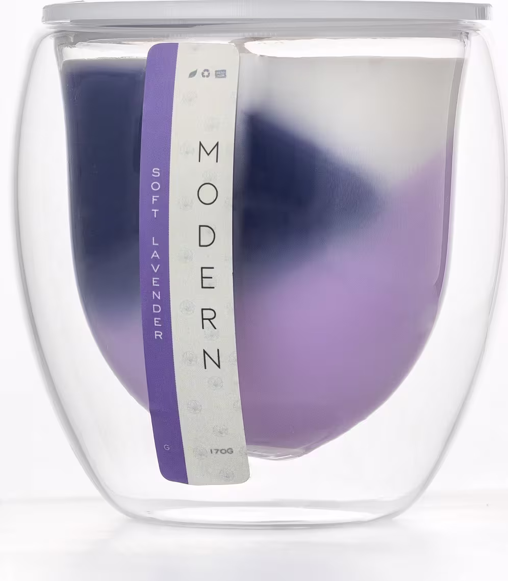 Vela Aromática Velart Modern Soft Lavender Color