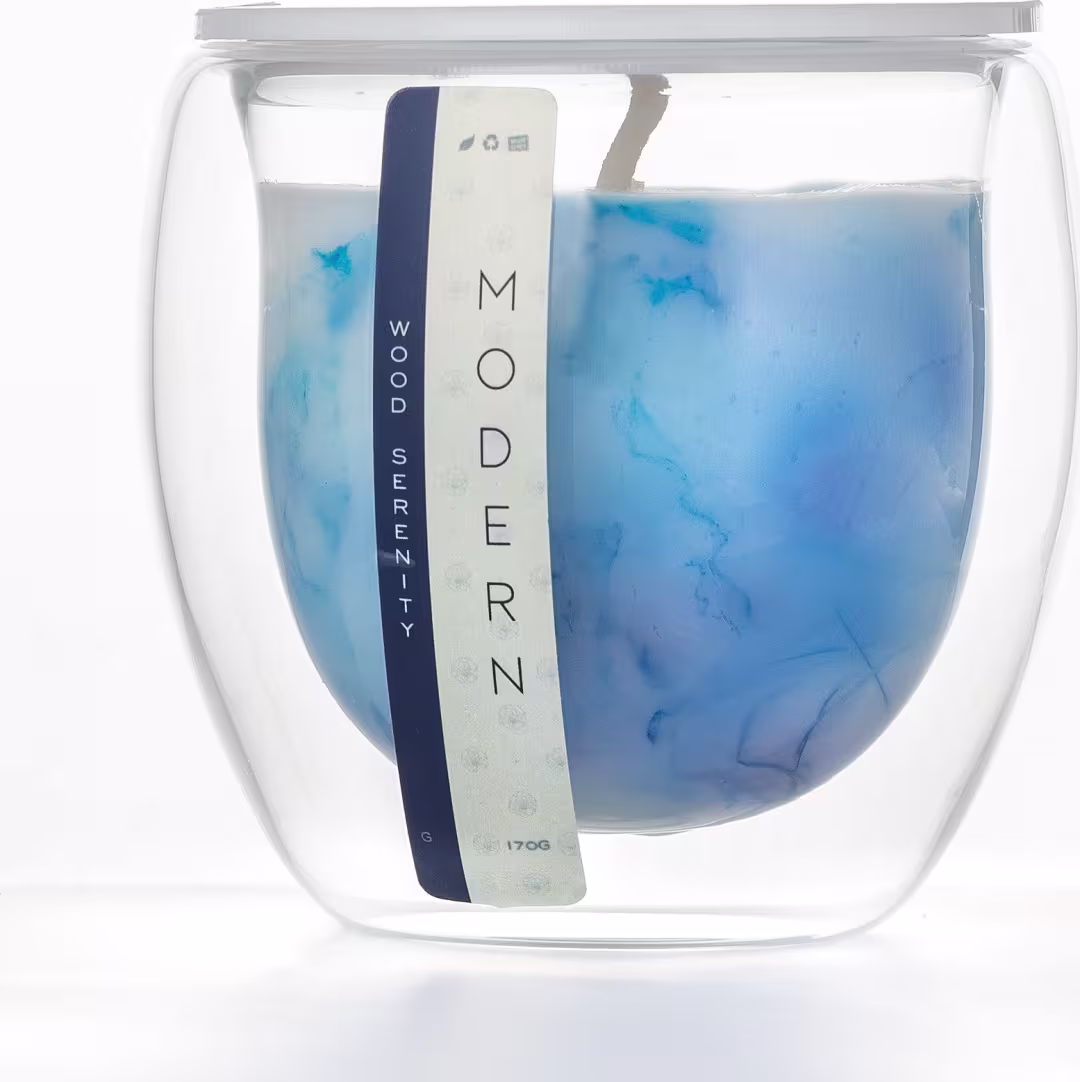 Vela Aromática Velart Modern Wood Serenity Marble, 190g.