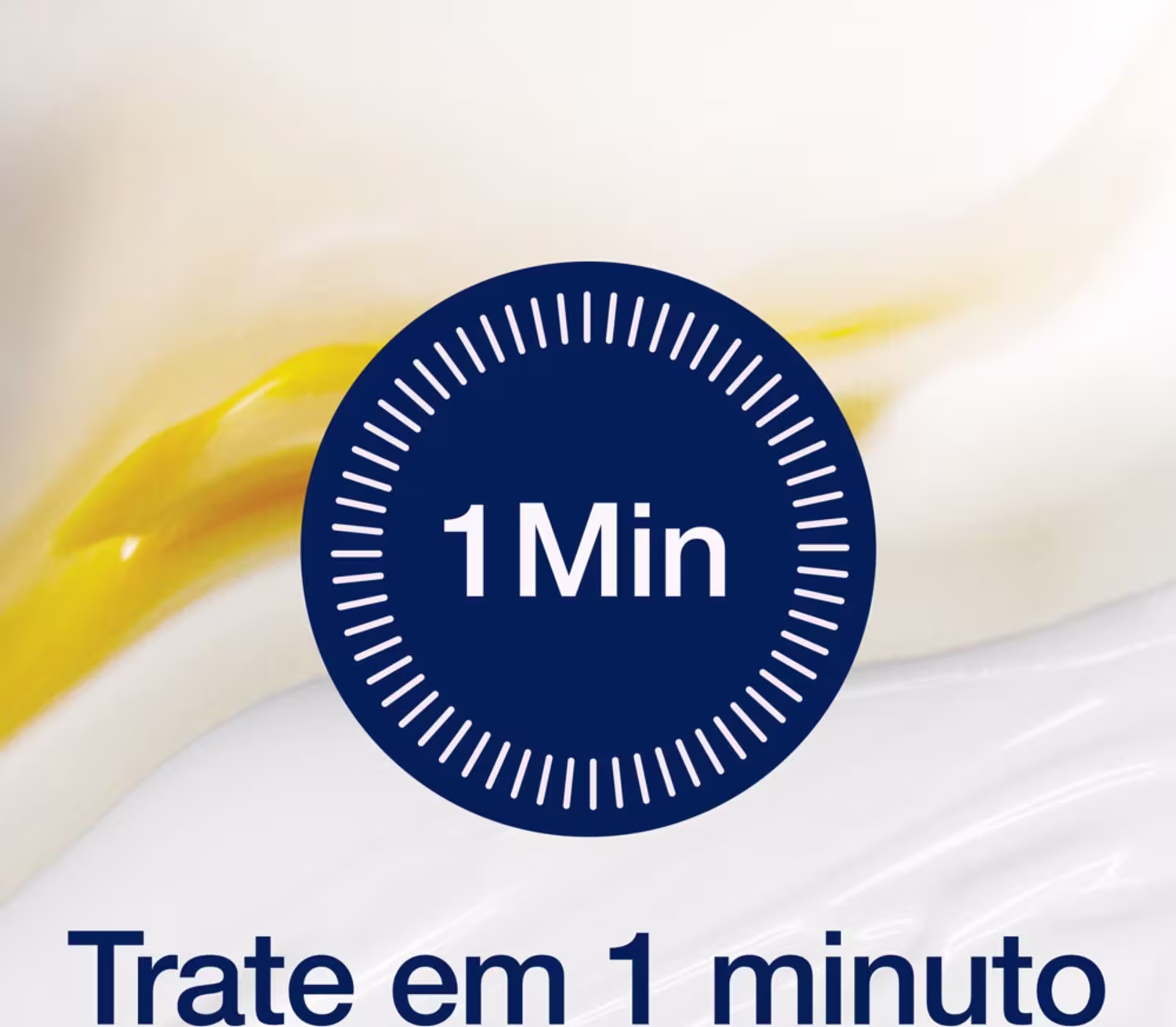 A imagem destaca texto que informa: trate em 1 minuto.