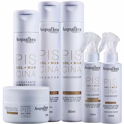 Imagem do produto Kit Acquaflora Sol Mar Piscina Full (6 Produtos)