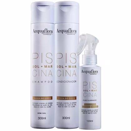 Imagem do produto Kit Acquaflora Sol Mar Piscina Iluminador (3 Produtos)