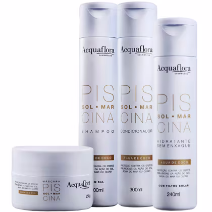 Imagem do produto Kit Acquaflora Sol Mar Piscina Máscara Hidratante (4 Produtos)
