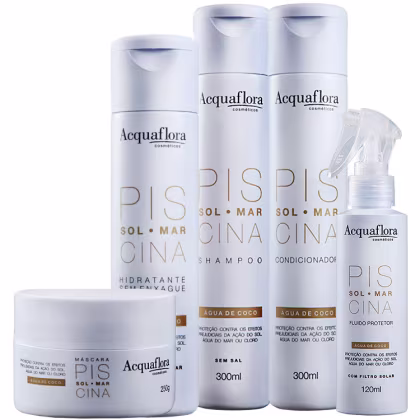 Imagem do produto Kit Acquaflora Sol Mar Piscina Máscara Protetora Hidratante (5 Produtos)