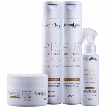 Imagem do produto Kit Acquaflora Sol Mar Piscina Máscara Protetora (4 Produtos)