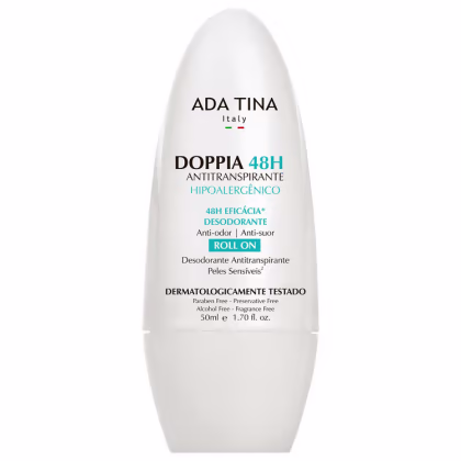 Imagem do produto Ada Tina Doppia 48h - Desodorante Unissex Roll-on 50ml