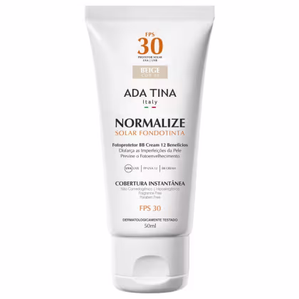 Imagem do produto Ada Tina Normalize FT Beige Cor 30 FPS 30 - Protetor Solar Facial com Cor 50ml
