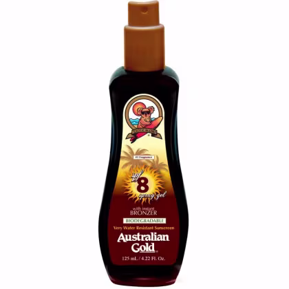 Imagem do produto Australian Gold Instant Bronzer FPS 8 - Spray Bronzeador 125ml