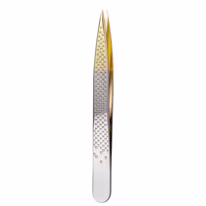 Imagem do produto Belliz Enox Silver Gold Fina - Pinça de Ponta
