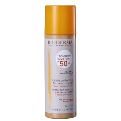 Imagem do produto Bioderma Photoderm Nude Touch FPS 50 Dourado - Protetor Solar com Cor 40ml