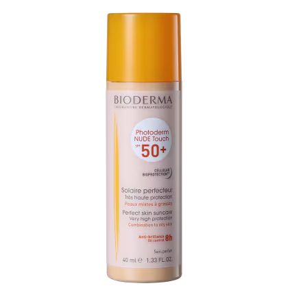 Imagem do produto Bioderma Photoderm Nude Touch FPS 50 Muito Claro - Protetor Solar com Cor 40ml