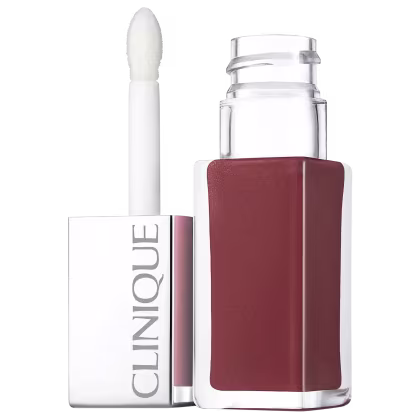 Imagem do produto Clinique Pop Lacquer Lip Colour + Primer 1 Cocoa Pop - Batom Líquido Espelhado 6,5g