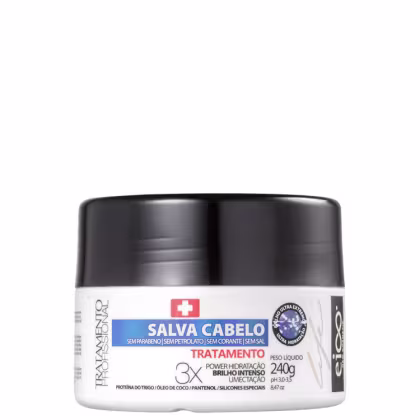 Imagem do produto Eico Life Salva Cabelo Tratamento - Máscara Capilar 240g