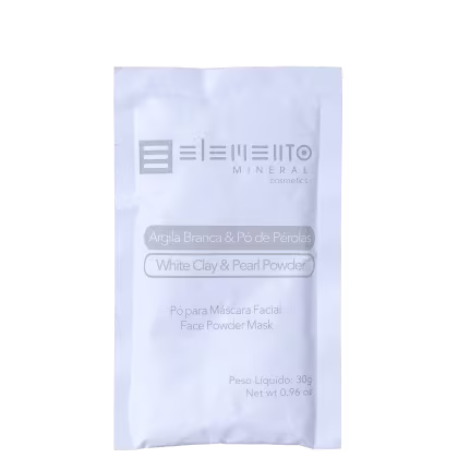 Imagem do produto Elemento Mineral Argila Branca & Pó de Pérolas - Máscara Facial 30g