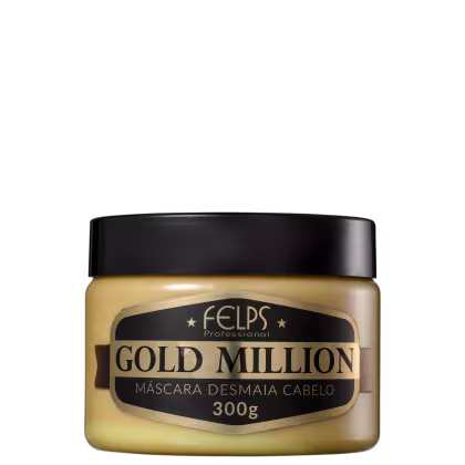 Imagem do produto Felps Professional Gold Million Desmaia Cabelo - Máscara Capilar 300g
