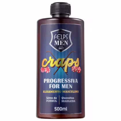 Imagem do produto Felps Professional Men Craps Progressiva - Tratamento Alisante 500ml