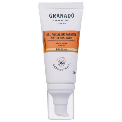 A imagem mostra o Gel Hidratante Facial Granaderma Antioleosidade da marca Granado.