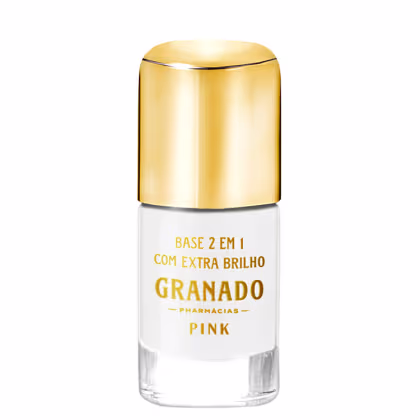 Imagem do produto Granado Pink 2 em 1 com Extra Brilho - Base Incolor para Unhas 10ml