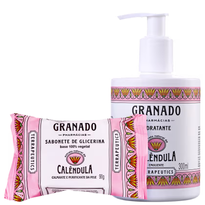 Imagem do produto Kit Granado Terrapeutics Calêndula Banho e Maciez (2 Produtos)