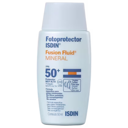 Imagem do produto ISDIN Fotoprotector Fusion Fluid Mineral FPS 50 - Protetor Solar Facial 50ml