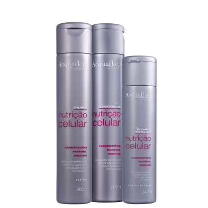 Imagem do produto Kit Acquaflora Nutrição Celular Hidratante (3 Produtos)