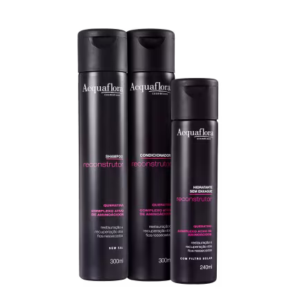 Imagem do produto Kit Acquaflora Reconstrução Leave-In (3 Produtos)