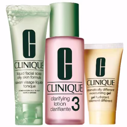 Imagem do produto Kit Clinique Sistema 3 Passos Introdução Pele 3 (3 produtos)