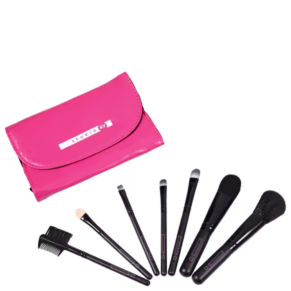 Imagem do produto Kit de Pincéis Studio KV Sweet Glam Rosa (7 Produtos)